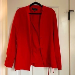 Bright red Blazer that fits so well